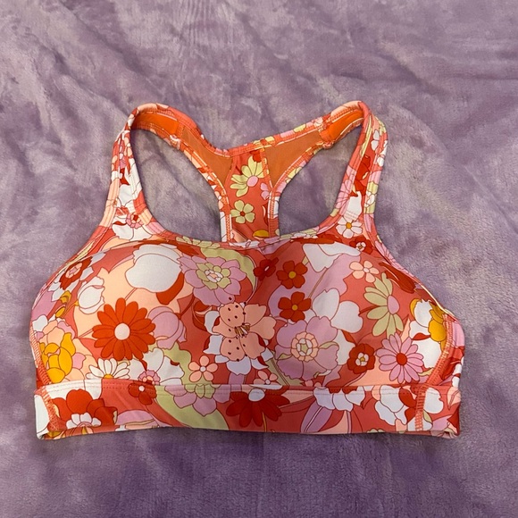 Avia Other - Avia Floral Racerback Sports bra With built in padding